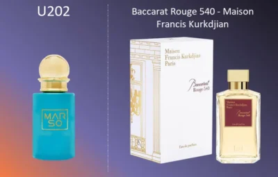 Духи U202 по мотивам Maison Francis Kurkdjian Baccarat Rouge 540